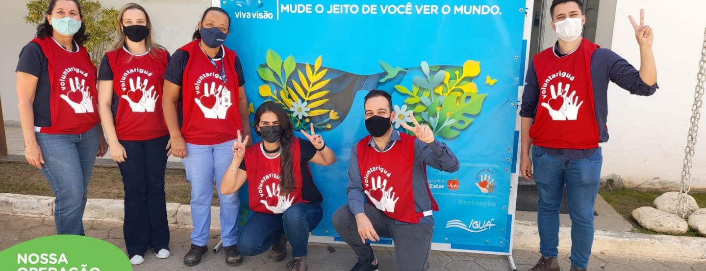 Programa de voluntariado da Iguá Saneamento completa um ano Programa de voluntariado da Iguá Saneamento completa um ano