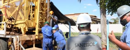 Sanessol realiza melhorias no sistema de abastecimento Bico Sanessol realiza melhorias no sistema de abastecimento Bico