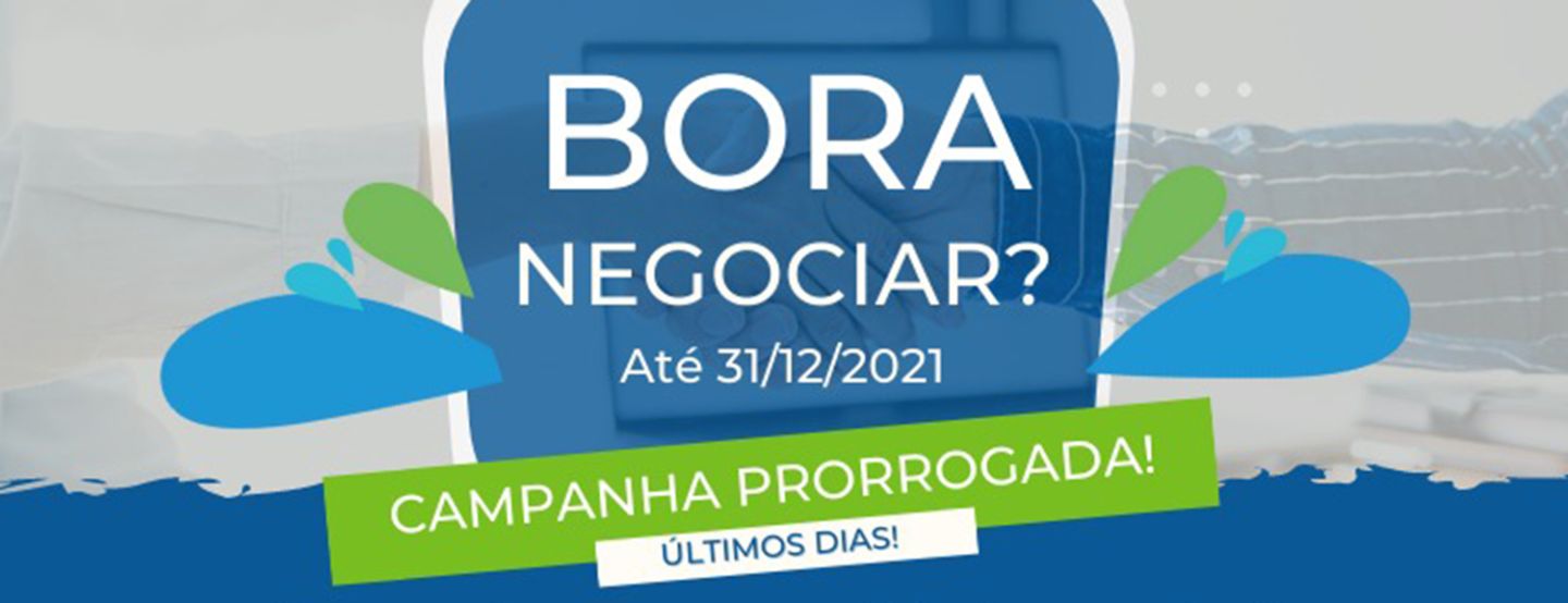Águas Castilho prorroga a campanha “Bora Negociar?” Águas Castilho prorroga a campanha “Bora Negociar?”