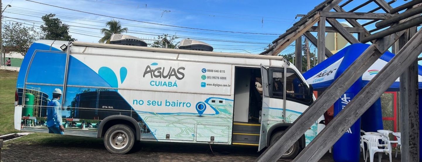 Unidade Móvel da Águas Cuiabá chega ao Jardim Passaredo nesta semana Unidade Móvel da Águas Cuiabá chega ao Jardim Passaredo nesta semana