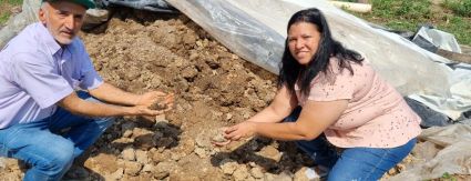 Agricultores de Cuiabá utilizam lodo de esgoto transformado em adubo para o cultivo de pastagens Agricultores de Cuiabá utilizam lodo de esgoto transformado em adubo para o cultivo de pastagens