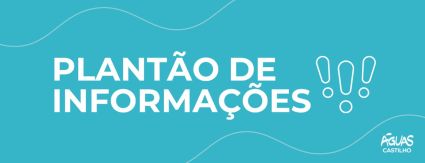No feriado prolongado, Águas Castilho centraliza atendimento nos canais não presenciais No feriado prolongado, Águas Castilho centraliza atendimento nos canais não presenciais
