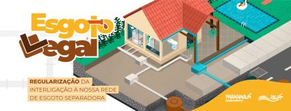 Paranaguá Saneamento lança o projeto Esgoto Legal com foco na conexão à rede de esgoto separadora Paranaguá Saneamento lança o projeto Esgoto Legal com foco na conexão à rede de esgoto separadora