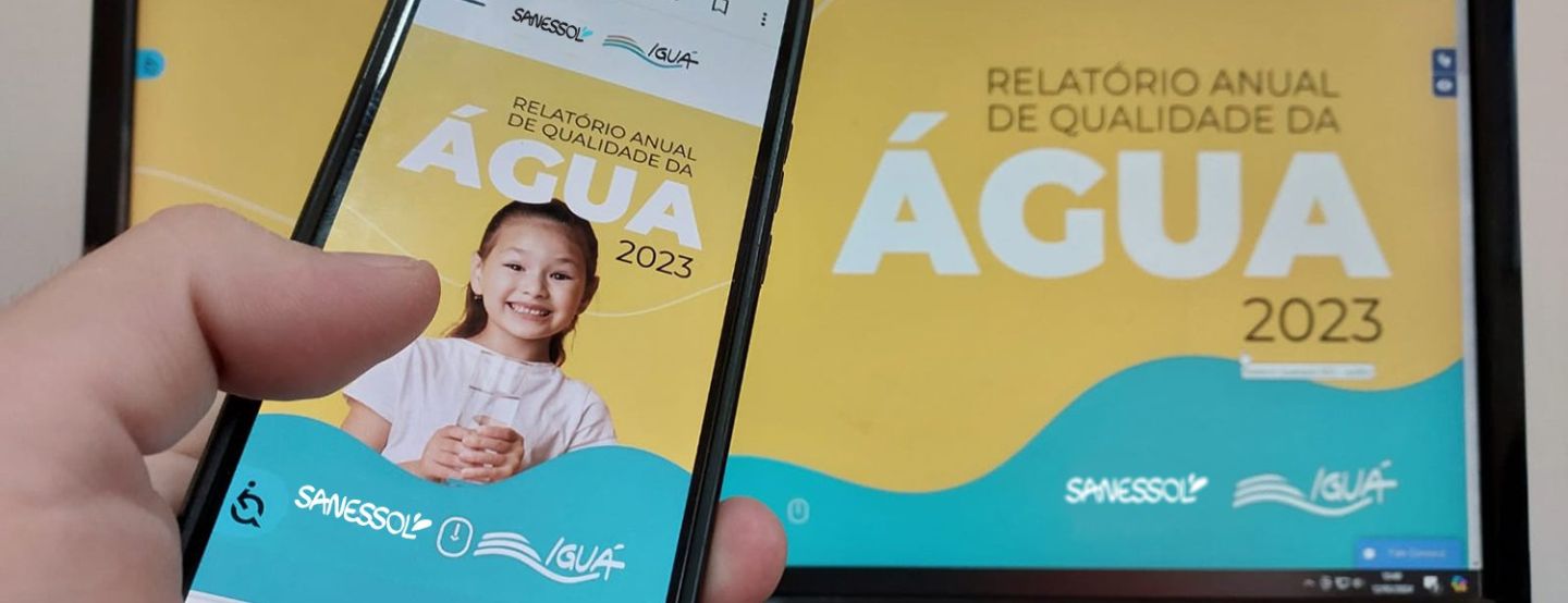 Sanessol inicia distribuição do relatório anual de qualidade de água Sanessol inicia distribuição do relatório anual de qualidade de água