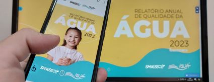 Sanessol inicia distribuição do relatório anual de qualidade de água Sanessol inicia distribuição do relatório anual de qualidade de água