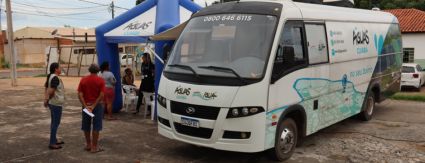 Unidade móvel da Águas Cuiabá encerra o cronograma de abril no bairro Areão Unidade móvel da Águas Cuiabá encerra o cronograma de abril no bairro Areão