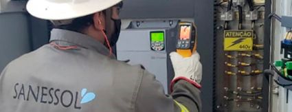 Sanessol utiliza tecnologia para analisar equipamentos eletromecânicos Sanessol utiliza tecnologia para analisar equipamentos eletromecânicos